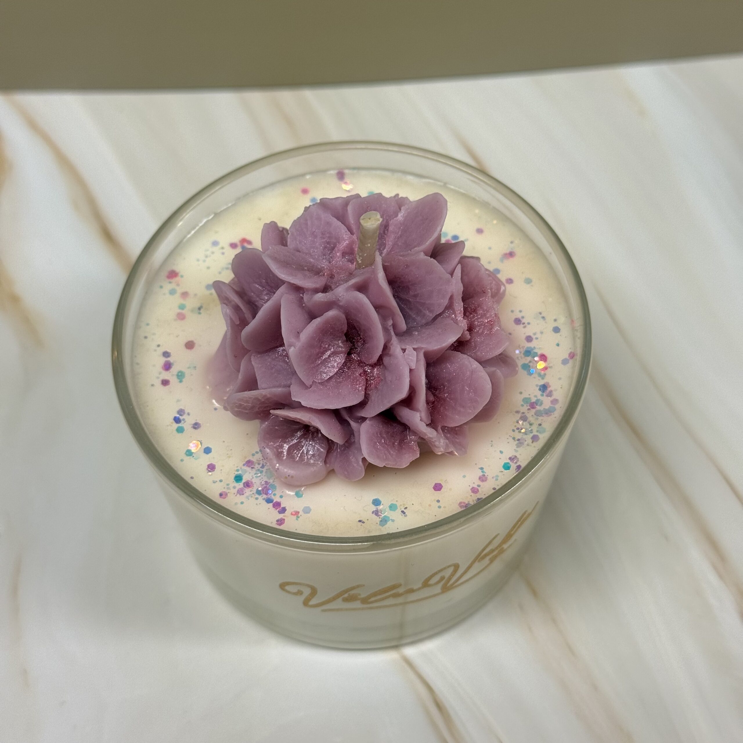 Sojavahaküünal Meresool ja orhidee 2 Sojavahaküünal Meresool ja orhidee - Image 2